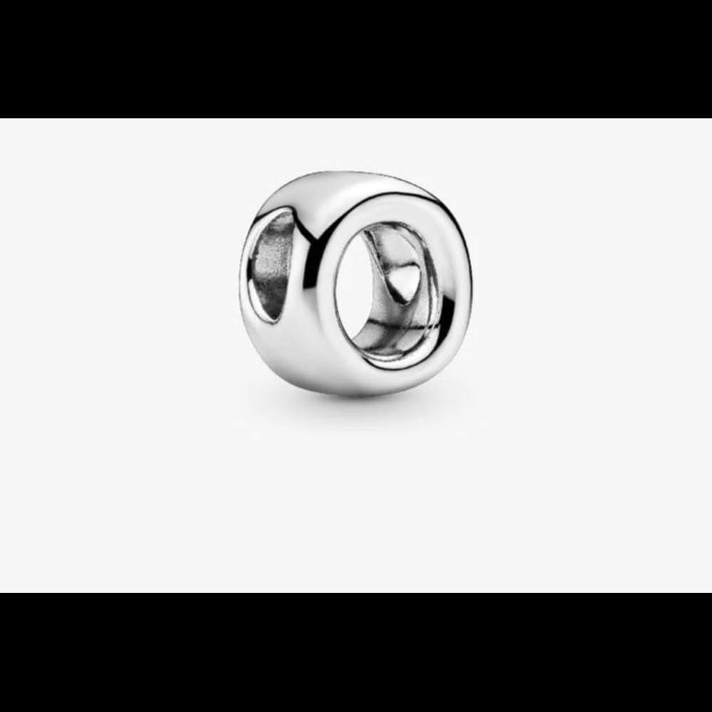 Letter O Alphabet Charm Sterling silver from Pandora- certified at store